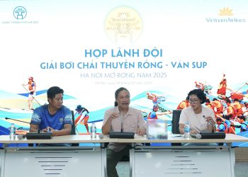 Không khí sôi động trước Giải Bơi chải thuyền rồng – Ván SUP Hà Nội mở rộng 2025