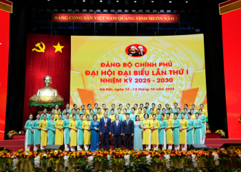 Đại hội Đảng bộ Chính phủ lần thứ I, nhiệm kỳ 2025-2030: Lan tỏa tinh thần đổi mới, kiến tạo và phát triển đất nước giàu mạnh, phồn vinh, hạnh phúc