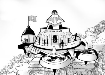 [Vẽ Vietnam Airlines trong tương lai] Cánh Diều Xanh & Trạm Bay Núi Cao