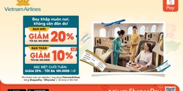 Vietnam Airlines bắt tay ShopeePay: Giảm tới 20% giá vé khi thanh toán ví điện tử