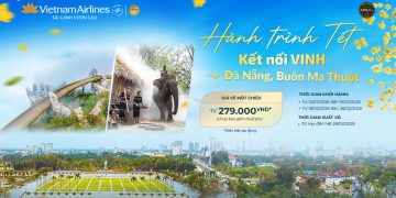 Du xuân gắn kết cùng ưu đãi bay từ Vinh chỉ 279.000 VNĐ