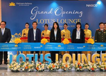 Vietnam Airlines khai trương Phòng khách Bông Sen mới tại nhà ga quốc tế T2 Nội Bài