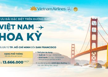 Bay thẳng San Francisco với ưu đãi từ 13.666.000 VNĐ
