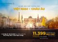Du ngoạn trời Âu với mức giá chỉ từ 11.399.000 VNĐ
