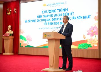 Lãnh đạo TCT gặp mặt và kiểm tra công tác phục vụ cao điểm Tết Bính Ngọ 2026 tại Tân Sơn Nhất