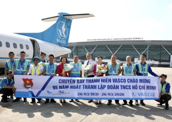 Chuyến bay Thanh niên VASCO 2026: Rực rỡ sắc xanh trên tầng mây