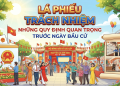 Những quy định quan trọng trước ngày bầu cử