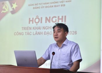 Đảng ủy Đoàn bay tổ chức Hội nghị triển khai công tác lãnh đạo Quý II/2026