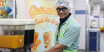 Giải nhiệt mùa hè tiếp năng lượng cho người lao động