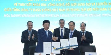 Vietnam Airlines ký kết hợp tác với Trung tâm Đổi mới sáng tạo Quốc gia: Thúc đẩy khoa học, công nghệ, đổi mới sáng tạo và chuyển đổi số