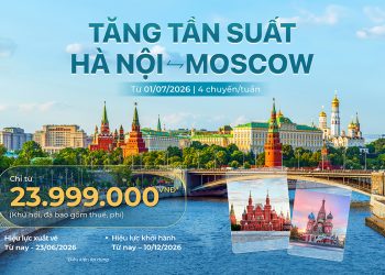 Kỷ niệm 1 năm Vietnam Airlines nối lại đường bay thẳng Hà Nội – Moscow