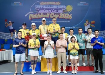 Giải “Vietnam Airlines Golden Lotus Pickleball Cup 2026”: Lan tỏa tinh thần gắn kết mừng sinh nhật Tổng công ty