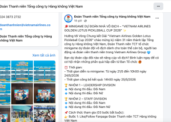 Đoán đúng quán quân “Vietnam Airlines Golden Lotus Pickleball Cup 2026”, nhận quà cực hấp dẫn
