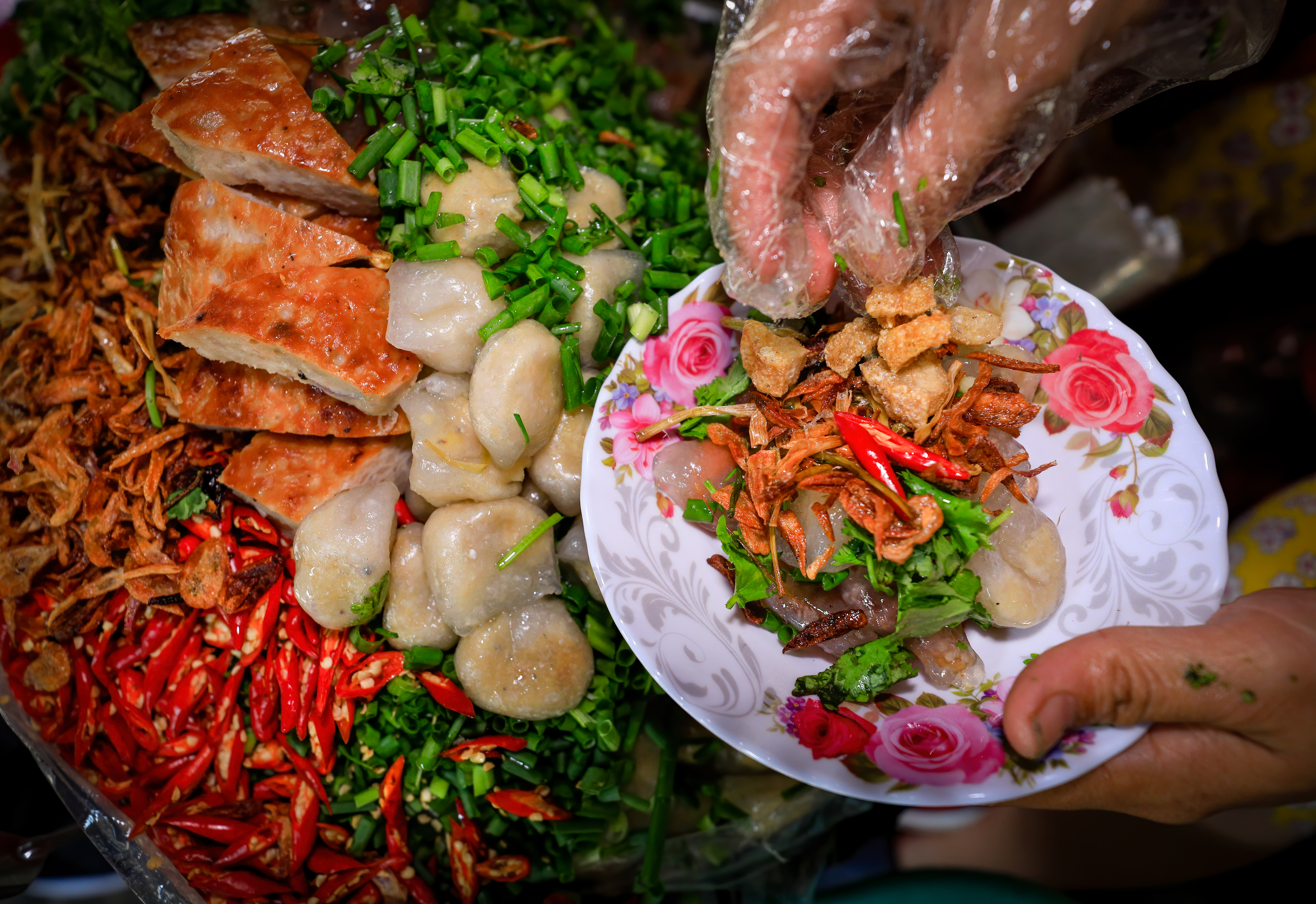 Bánh lọc trần chợ Tây Lộc