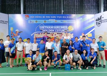 Gắn kết tinh thần “Sen Vàng” qua giải đấu Golden Lotus Pickleball miền Trung 2026