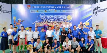 Gắn kết tinh thần “Sen Vàng” qua giải đấu Golden Lotus Pickleball miền Trung 2026