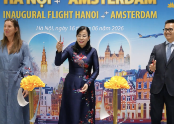 [VNA News] Vietnam Airlines khai trương đường bay thẳng Hà Nội – Amsterdam