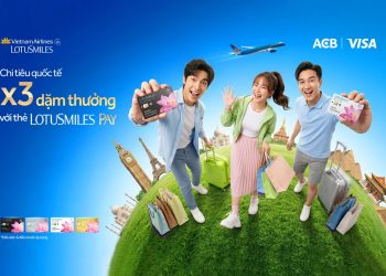 CBNV Vietnam Airlines nhận ưu đãi hấp dẫn khi mở thẻ Lotusmiles Pay