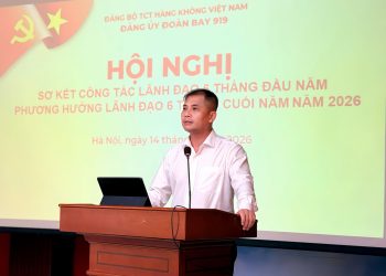 Đảng bộ Đoàn bay 919 giữ vững an toàn khai thác, quyết tâm hoàn thành mục tiêu năm 2026