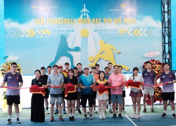 Đoàn bay 919 khai trương sân Pickleball, lan tỏa tinh thần đoàn kết