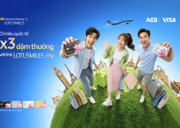 Mở thẻ Lotusmiles Pay, nhận voucher và x3 dặm với chi tiêu quốc tế