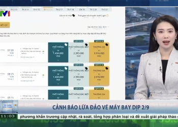 [VTV] Cảnh báo lừa đảo vé máy bay dịp 2/9