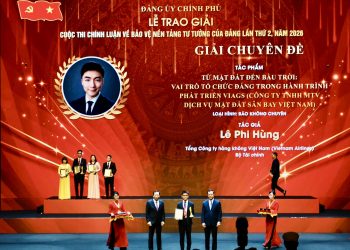 Đảng viên Vietnam Airlines đạt giải Chuyên đề tại Cuộc thi chính luận bảo vệ nền tảng tư tưởng của Đảng