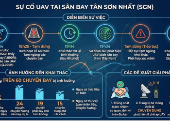 Drone/UAV – Mối nguy không thể xem nhẹ đối với an ninh hàng không
