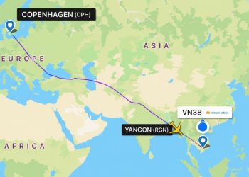 Chuyến bay Vietnam Airlines chuyển hướng hạ cánh tại Myanmar cấp cứu sản phụ sinh con trên máy bay