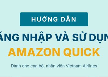 [Infographic] Hướng dẫn đăng nhập và sử dụng Amazon Quick dành cho CBNV Vietnam Airlines