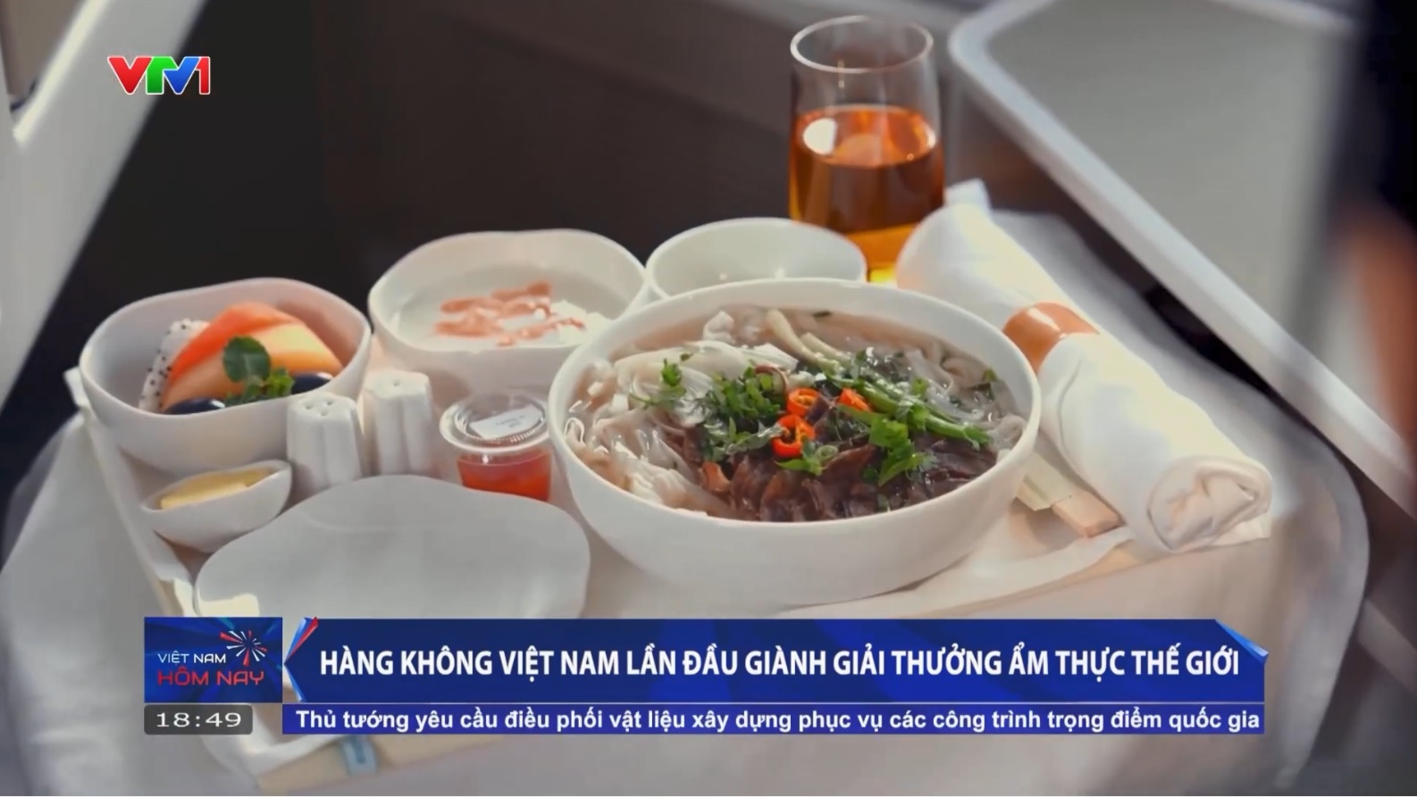 [VTV] Hàng không Việt Nam lần đầu giành giải thưởng ẩm thực thế giới